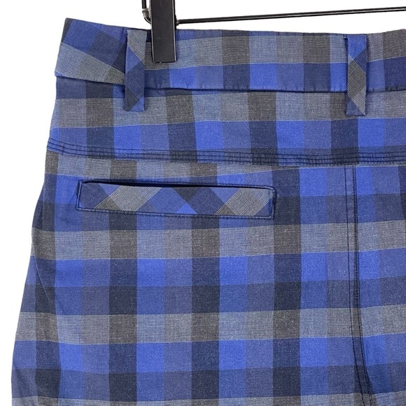 Lululemon Shorts Mens 34 x 10" Kahuna 2.0 Plaid Print Flat Front Performance - Picture 8 of 12